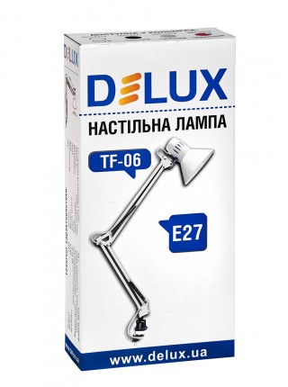 Світильник настільний DELUX TF-06 E27 червоний