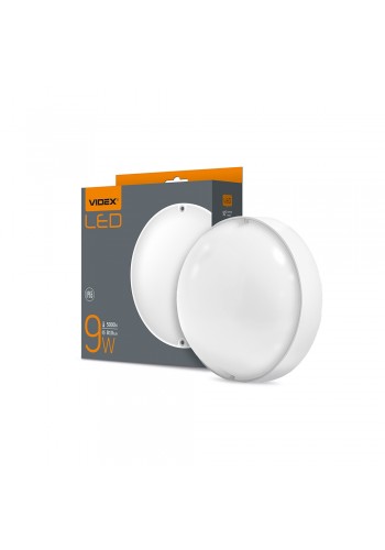 LED светильник IP65 круглый VIDEX 9W 5000K белый