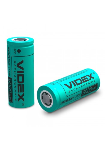 Акумулятор Videx Li-ion 26650 (без захисту) 5000mAh bulk/1шт 26650/5000/1B - 048510