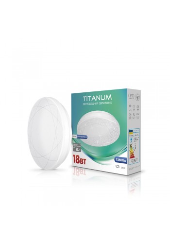 LED світильник настінно-стельовий TITANUM 18W 5000K Орбіта TLCL-185OR - 481809