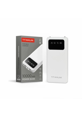Повербанк 10000mAh TITANUM OL21 White TPB-OL21-W - 484152