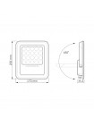 LED прожектор автономний VIDEX 500Lm 5000K VLE-FSO3-205 - 542392