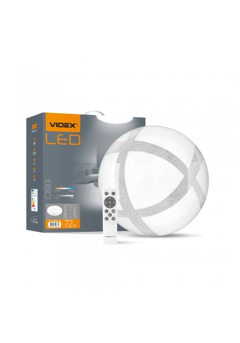 LED светильник функциональный круглый VIDEX GLANZ 72W 2800-6200K