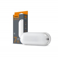 LED светильник IP65 овальный VIDEX 7W 5000K белый