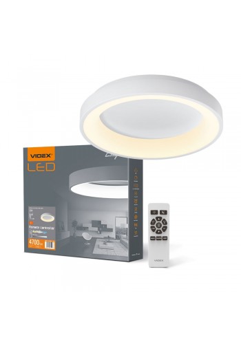 LED світильник VIDEX EDGE-RC-72W-WHITE (VLE-ERC-72W) VLE-ERC-72W - 542187