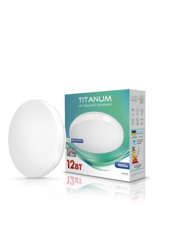 LED світильник настінно-стельовий TITANUM 12W 5000K Матовий TLCL-125M - 481762
