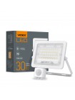 LED прожектор VIDEX F2e 30W 5000K з датчиком руху та освітленості VL-F2e305W-S - 480413