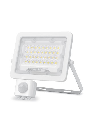 LED прожектор VIDEX F2e 30W 5000K з датчиком руху та освітленості VL-F2e305W-S - 480413