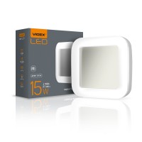 LED світильник ART IP65 квадратний VIDEX 15W 5000K VL-BHFS-155 - 298344