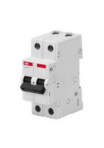 Автоматичний вимикач ABB basic M 2P C63 (2CDS642041R0634)