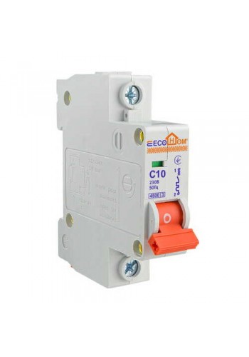 Автоматичний вимикач ВА ECOHоме 1P C10 ( ECO010010002 )