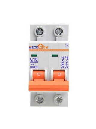 Автоматичний вимикач ВА ECOHоме 2P C16 ( ECO010020003 )