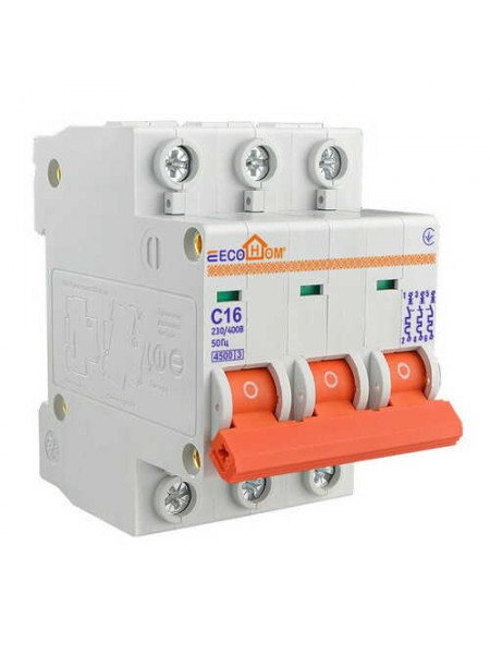 Автоматичний вимикач ВА ECOHоме 3P C32 ( ECO010030006 )