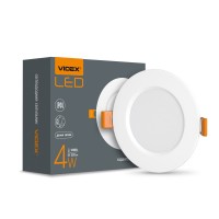 LED світильник Back вбудований круглий VIDEX 4W 5000K VL-DLBR-045 - 480468