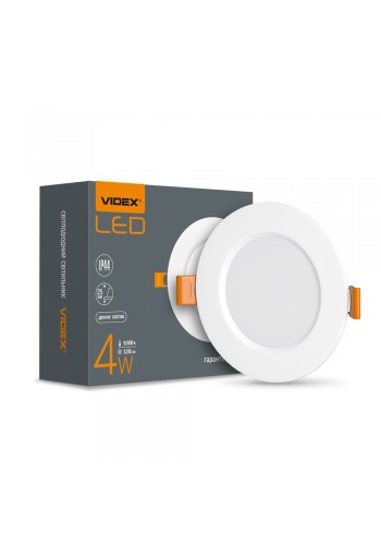 LED світильник Back вбудований круглий VIDEX 4W 5000K VL-DLBR-045 - 480468