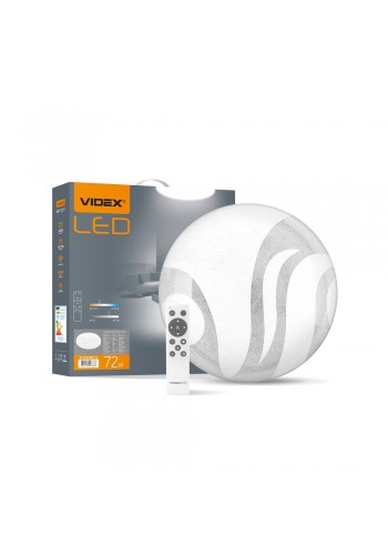 LED світильник функціональний круглий VIDEX WAVE 72W 2800-6200K