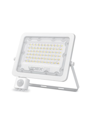 LED прожектор VIDEX F2e 50W 5000K з датчиком руху та освітленості VL-F2e505W-S - 480444