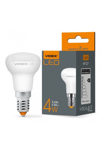 LED лампа VIDEX R39e 4W E14 4100K VL-R39e-04144 - 292625