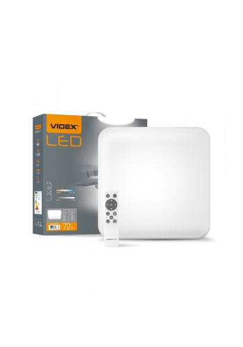 LED світильник функціональний квадратний VIDEX 72W 2800-6000K