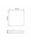 LED світильник функціональний квадратний VIDEX 72W 2800-6000K