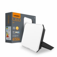 LED прожектор VIDEX F3 50W 5000K 220V Black (VLE-F3-0505) VLE-F3-0505B - 542453