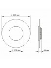 LED світильник акриловий круглий VIDEX 24W 4100K