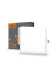 LED світильник безрамковий квадратний VIDEX 15W 4100K VL-DLFS-154 - 298153