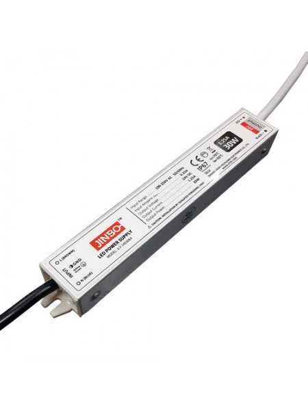 Блок живлення JINBO 30W 220В AC/24В DC IP67 ( JLV-24030KA )