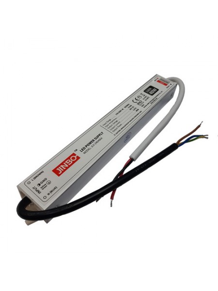 Блок живлення JINBO  40W 220В AC/24В DC IP67 ( JLV-24040KA )
