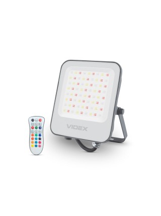 LED прожектор VIDEX 50W RGB 220V (VL-F3-50-RGB) VL-F3-50-RGB - 482981