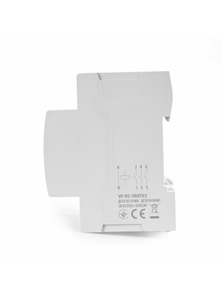 Трифазне реле контролю напруги та струму VIDEX RESIST 145-300В 1-63А VF-RS-3RNT63 - 484114