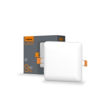 LED світильник безрамковий квадратний VIDEX 9W 4100K VL-DLFS-094 - 298146