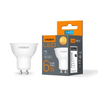 LED лампа VIDEX MR16еD 6W GU10 4100K дімерна VL-MR16еD-06104 - 482486