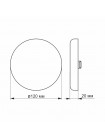 LED світильник безрамковий круглий VIDEX 15W 4100K VL-DLFR-154 - 298207