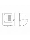 LED прожектор VIDEX 50W RGB 220V (VL-F3-50-RGB) VL-F3-50-RGB - 482981