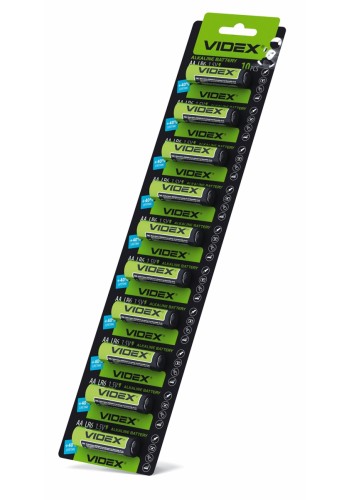 Батарейка щелочная Videx LR6/AA 1шт х10 BLISTER