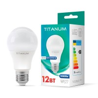 LED лампа TITANUM A60 12W E27 4100K 220V TLA6012274 - 294162