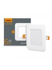 LED светильник встраиваемый квадрат VIDEX 6W 5000K