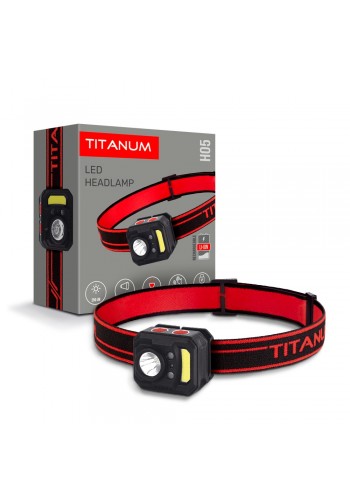 Налобний світлодіодний ліхтарик TITANUM TLF-H05 250Lm 6500K TLF-H05 - 483384