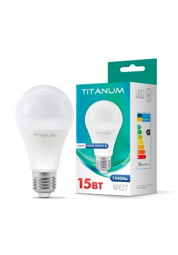 LED лампа TITANUM A65 15W E27 3000K TLA6515273 - 298801