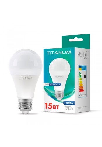 LED лампа TITANUM A65 15W E27 4100K TLA6515274 - 298511