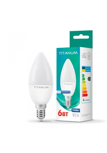 LED лампа TITANUM C37 6W E14 4100K TLС3706144 - 297521