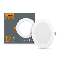 LED светильник встраиваемый круглый VIDEX 12W 5000K