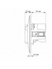 Розетка одинарна із заземленням та 2USB біла VIDEX BINERA VF-BNSK1GU2-W - 295053