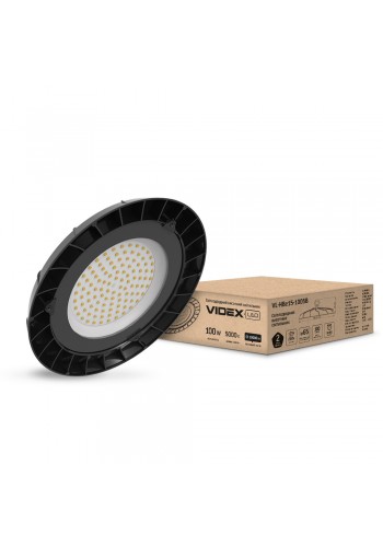 LED светильник высотный ХайБей VIDEX 100W 5000K черный