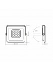 LED прожектор VIDEX F2e 10W 900Lm 5000K 220V