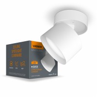 Світильник VIDEX під лампу GX53 поворотний Білий VL-SPF18B-W VL-SPF18B-W - 484718