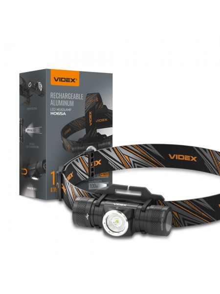 Налобний світлодіодний ліхтарик VIDEX VLF-H065A 1200Lm 5000K VLF-H065A - 483094