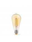 LED лампа VIDEX Filament ST64FAD 6W E27 2200K дімерна бронза VL-ST64FAD-06272 - 293837