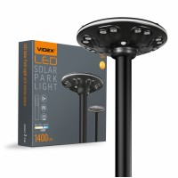 LED світильник автономний парковий IP54 VIDEX 1400Lm Сенсорний VL-GLSO-1254-S - 484329